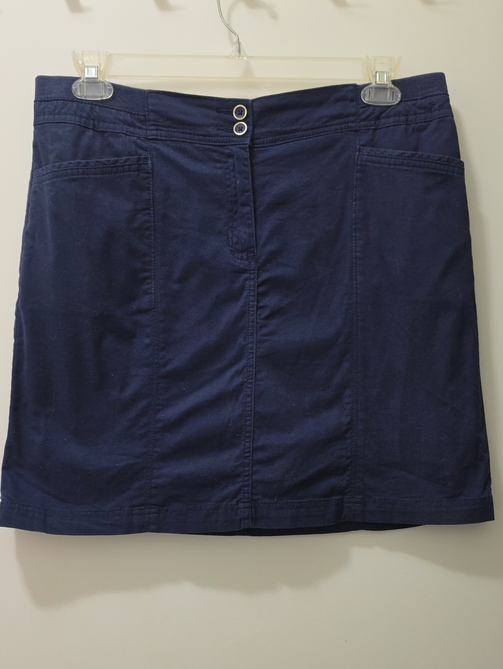 Karen Scott Royal Blue Mini Skirt Skort